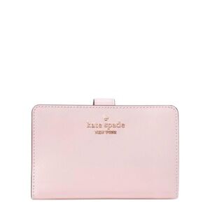 Kate Spade Madison Saffiano Leather Medium Compact Bifold Wallet (Conch Pink)